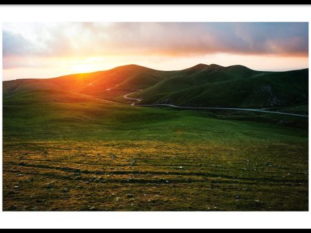 Gebergte Zonsondergang on Sale