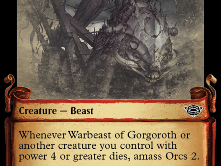 Warbeast of Gorgoroth [The Lord of the Rings: Tales of Middle-Earth Showcase Scrolls] For Sale