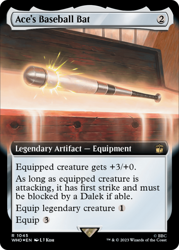 Ace s Baseball Bat (Extended Art) (Surge Foil) [Doctor Who] Cheap