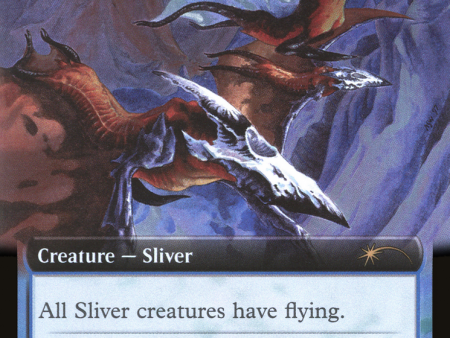 Winged Sliver (Extended Art) [Secret Lair Drop Promos] Fashion