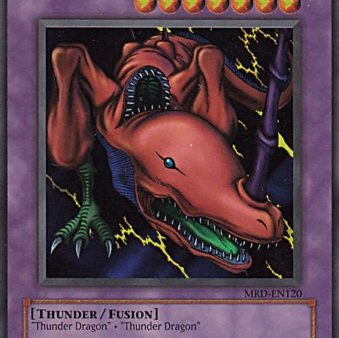 Twin-Headed Thunder Dragon [MRD-EN120] Super Rare For Discount