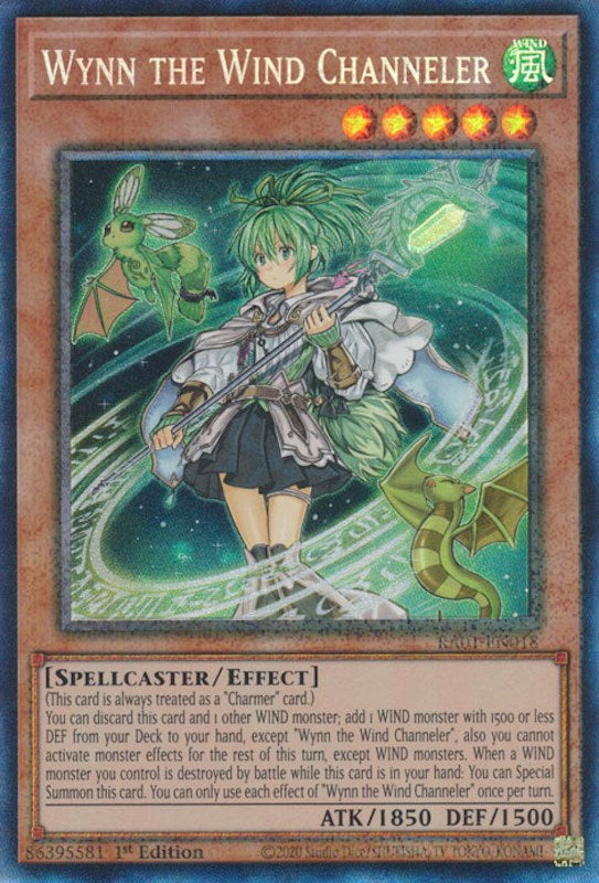 Wynn the Wind Channeler [RA01-EN018] Prismatic Collector s Rare Supply