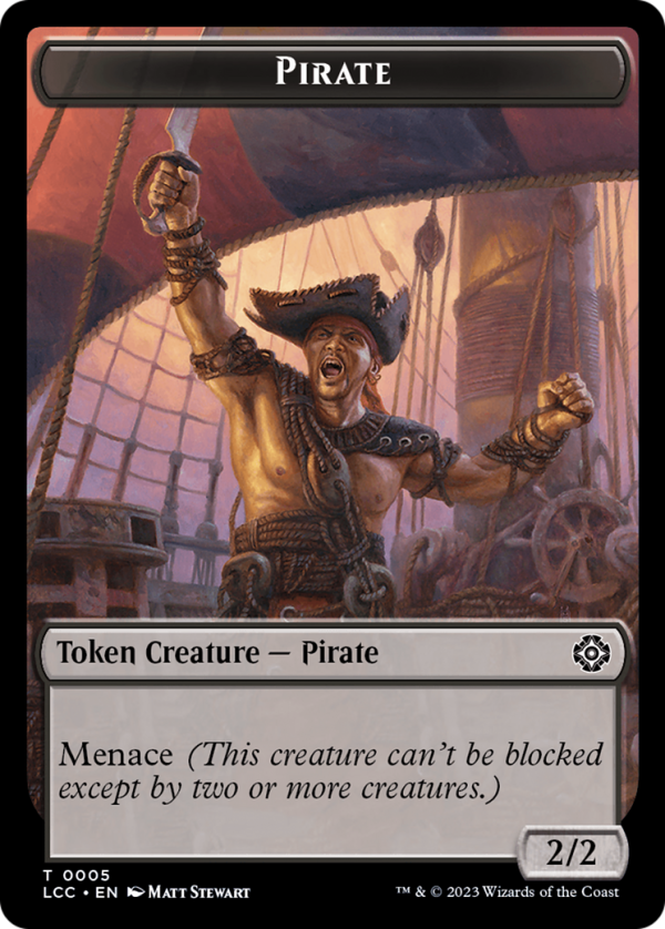 City s Blessing    Pirate (0005) Double-Sided Token [The Lost Caverns of Ixalan Commander Tokens] For Cheap