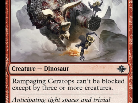 Rampaging Ceratops [The Lost Caverns of Ixalan] Sale