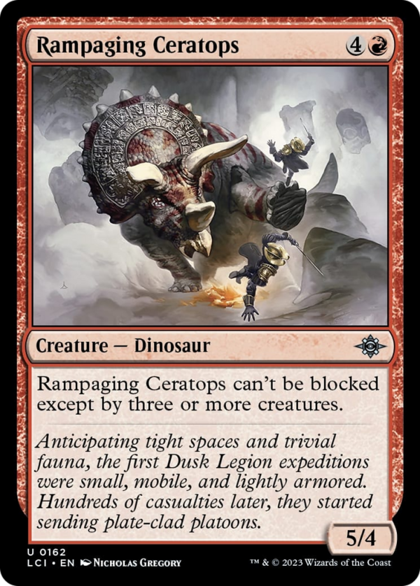 Rampaging Ceratops [The Lost Caverns of Ixalan] Sale