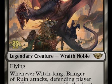 Witch-king, Bringer of Ruin [The Lord of the Rings: Tales of Middle-Earth Prerelease Promos] For Cheap